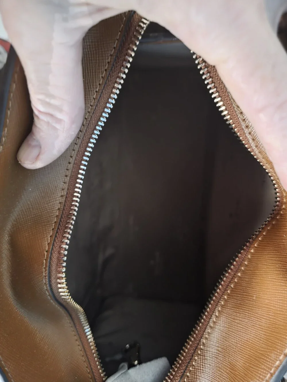 New Kate Spade New York Tan Saffiano Leather Tote